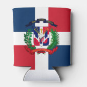 wapen van de Dominicaanse Republiek Blikjeskoeler (Achterkant)