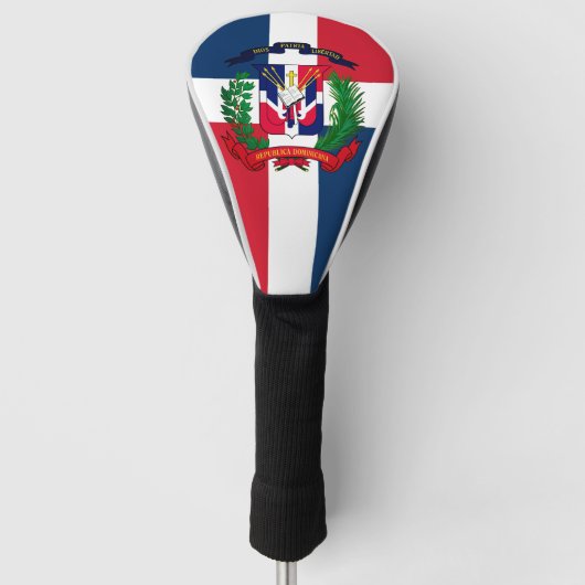 wapen van de Dominicaanse Republiek Golfheadcover (Voorkant)