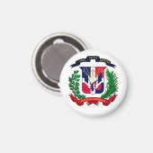 wapen van de Dominicaanse Republiek Magneet (Voorkant / Achterkant)