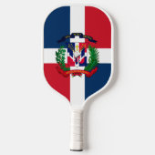 wapen van de Dominicaanse Republiek Pickleball Paddle (Achterkant)