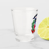 wapen van de Dominicaanse Republiek Shot Glas (Links)