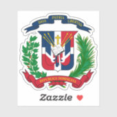 Wapen van de Dominicaanse Republiek Sticker (Vel)