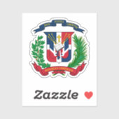 wapen van de Dominicaanse Republiek Sticker (Vel)