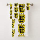 Wapen van de Duitse deelstaat Baden-Württemberg Bad Handdoek (Insitu)