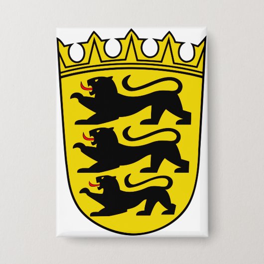 Wapen van de Duitse deelstaat Baden-Württemberg Button (Voorkant)