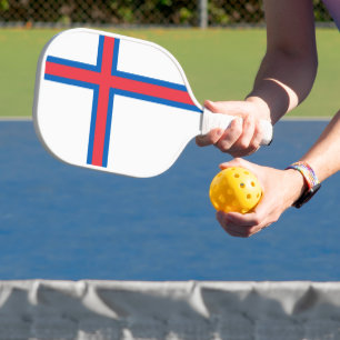 wapen van de Faeröer (DENEMARKEN) Pickleball Paddle