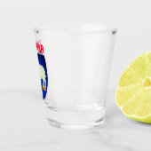 wapen van de Faeröer (DENEMARKEN) Shot Glas (Rechts)
