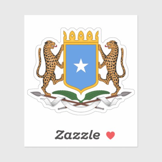 Wapen van de Federale Republiek Somalië Sticker (Vel)