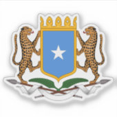 Wapen van de Federale Republiek Somalië Sticker (Voorkant)