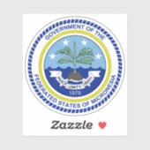 Wapen van de Federale Staten van Micronesia Sticker (Vel)