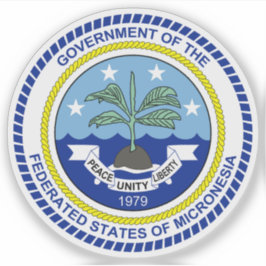 Wapen van de Federale Staten van Micronesia Sticker