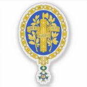 Wapen van de Franse Republiek Sticker (Voorkant)