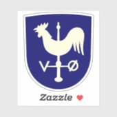 Wapen van de gemeente Albertslund Sticker (Vel)