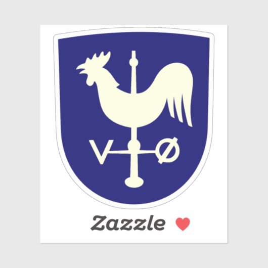 Wapen van de gemeente Albertslund Sticker (Vel)