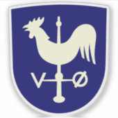 Wapen van de gemeente Albertslund Sticker (Voorkant)