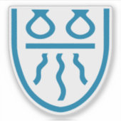 Wapen van de gemeente Ballerup Sticker (Voorkant)