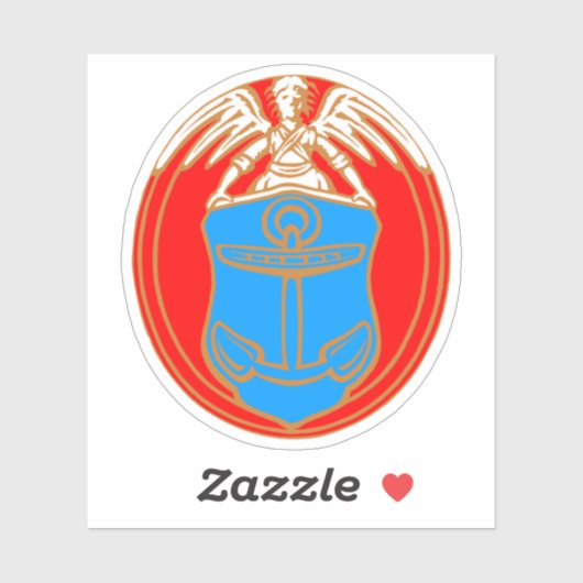 Wapen van de gemeente Dragør Sticker (Vel)