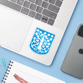 Wapen van de gemeente Esbjerg Sticker (Laptop met iPhone)