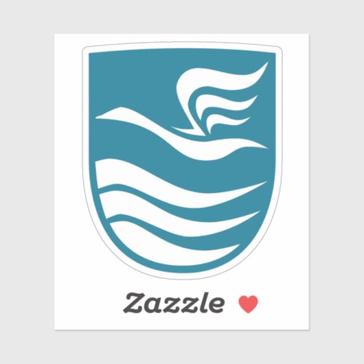 Wapen van de gemeente Furesø Sticker (Vel)