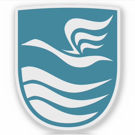 Wapen van de gemeente Furesø Sticker (Voorkant)