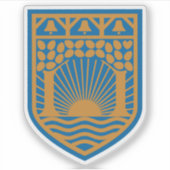 Wapen van de gemeente Gentofte Sticker (Voorkant)