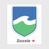 Wapen van de gemeente Gribskov Sticker (Vel)