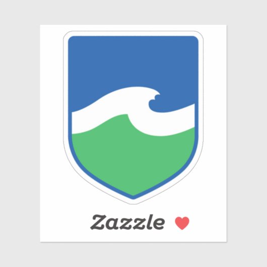 Wapen van de gemeente Gribskov Sticker (Vel)