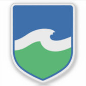 Wapen van de gemeente Gribskov Sticker (Voorkant)