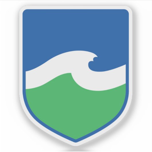 Wapen van de gemeente Gribskov Sticker (Voorkant)