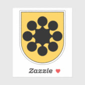 Wapen van de gemeente Hofors, Zweden Sticker (Vel)