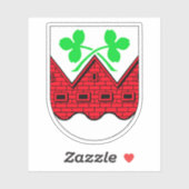 Wapen van de gemeente Hvidovre Sticker (Vel)