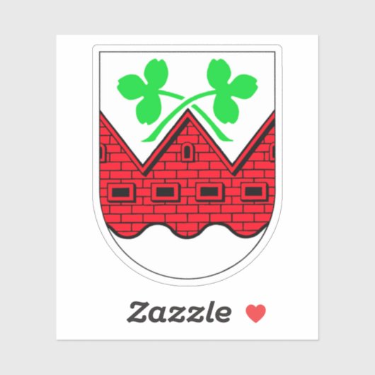 Wapen van de gemeente Hvidovre Sticker (Vel)