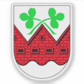 Wapen van de gemeente Hvidovre Sticker (Voorkant)