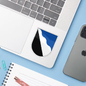 Wapen van de gemeente Klippan, Zweden Sticker (Laptop met iPhone)