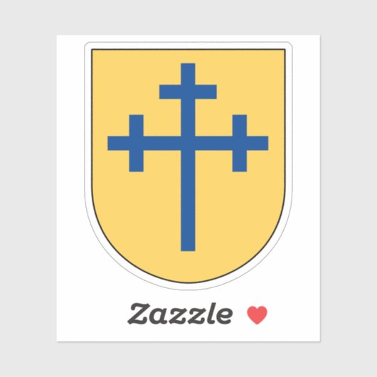 Wapen van de gemeente Köpings, Zweden Sticker (Vel)