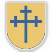 Wapen van de gemeente Köpings, Zweden Sticker (Voorkant)