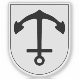 Wapen van de gemeente Norrtälje, Zweden Sticker