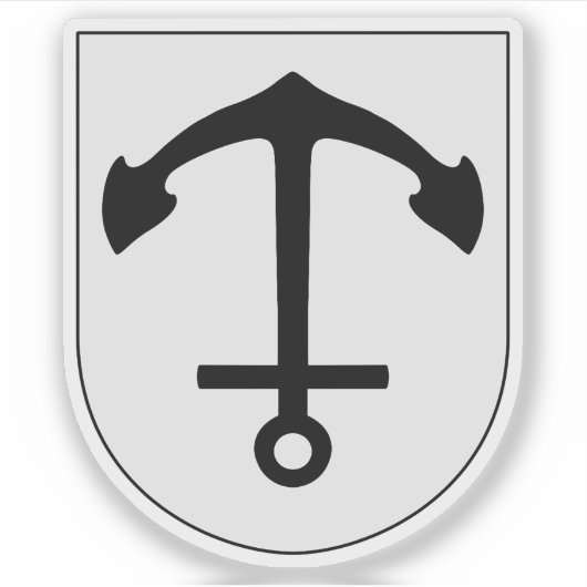 Wapen van de gemeente Norrtälje, Zweden Sticker (Voorkant)