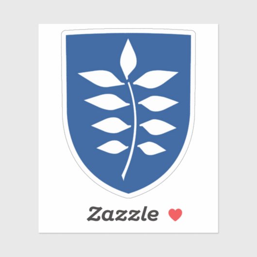 Wapen van de gemeente Rudersdal Sticker (Vel)