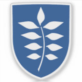 Wapen van de gemeente Rudersdal Sticker (Voorkant)