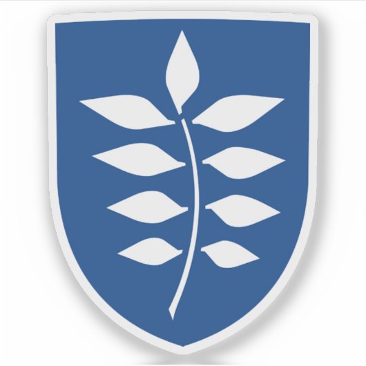 Wapen van de gemeente Rudersdal Sticker (Voorkant)