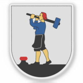 Wapen van de gemeente Säter, Zweden Sticker