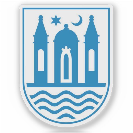 Wapen van de gemeente Svendborg Sticker (Voorkant)