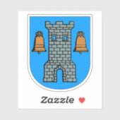 Wapen van de gemeente Tårnby Sticker (Vel)