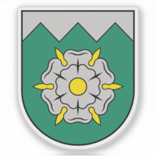 Wapen van de gemeente Tukums, Letland Sticker