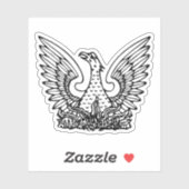 Wapen van de Helleense Republiek (1973-1974) Sticker (Vel)