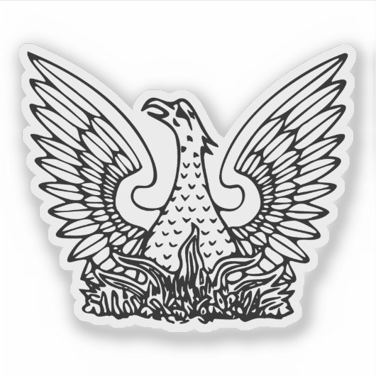 Wapen van de Helleense Republiek (1973-1974) Sticker (Voorkant)