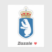 Wapen van de Hoge Commissaris van Groenland Sticker (Vel)