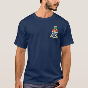 Wapen van de Kaaimaneilanden - pocket T-shirt