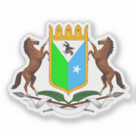 Wapen van de noordoostelijke staat, Somalië Sticker